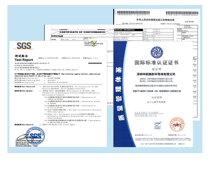 作為獨立分銷商，中航微射時刻關注產品質量。